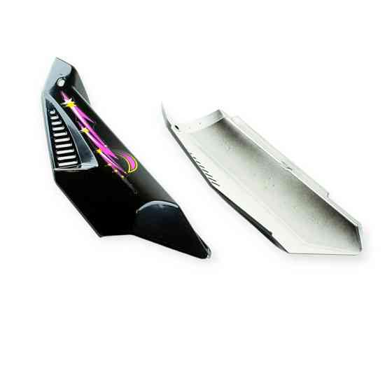 Пластик мопед Дельта чорний (пара) бардачка Мукачево