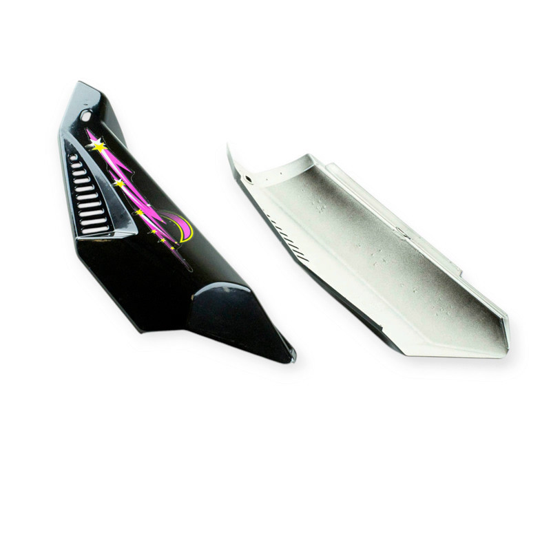 Пластик мопед Дельта чорний (пара) бардачка Мукачево - фото 1