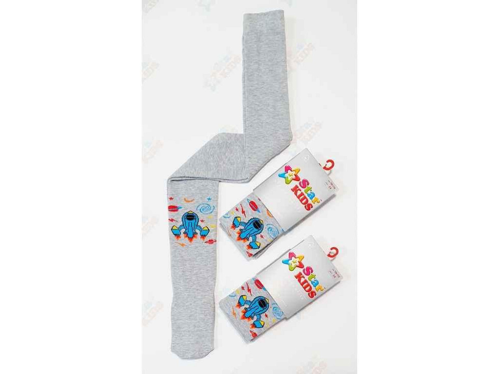Колготы детские стрейч SK0 Космос (св.серый) р.92-98 ТМ Star Kids Solmir Киев - изображение 1