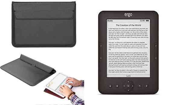 Чохол-конверт VitoCase для Ergo Book 0612, з функцією підставки для книги Чорний Київ