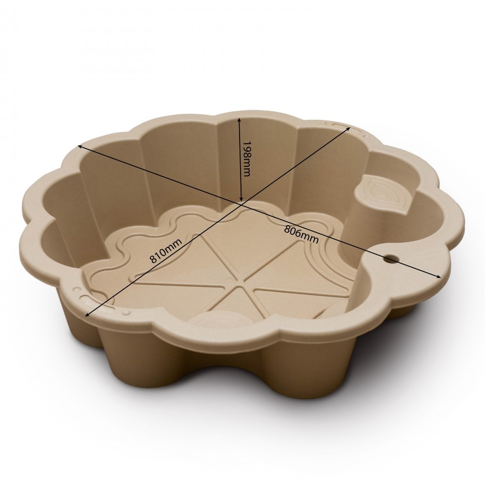 ЭКО НОВИНКА детская песочница бассейн в форме цветка с зонтиком DOLONI 01235/02eco Киев - изображение 3