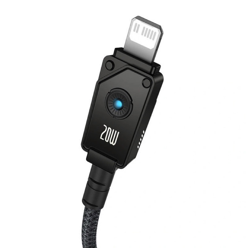 Кабель Baseus Unbreakable Series Fast Charging Data Cable Type-C to iP 20W 2m Cluster Black Київ - фото 3