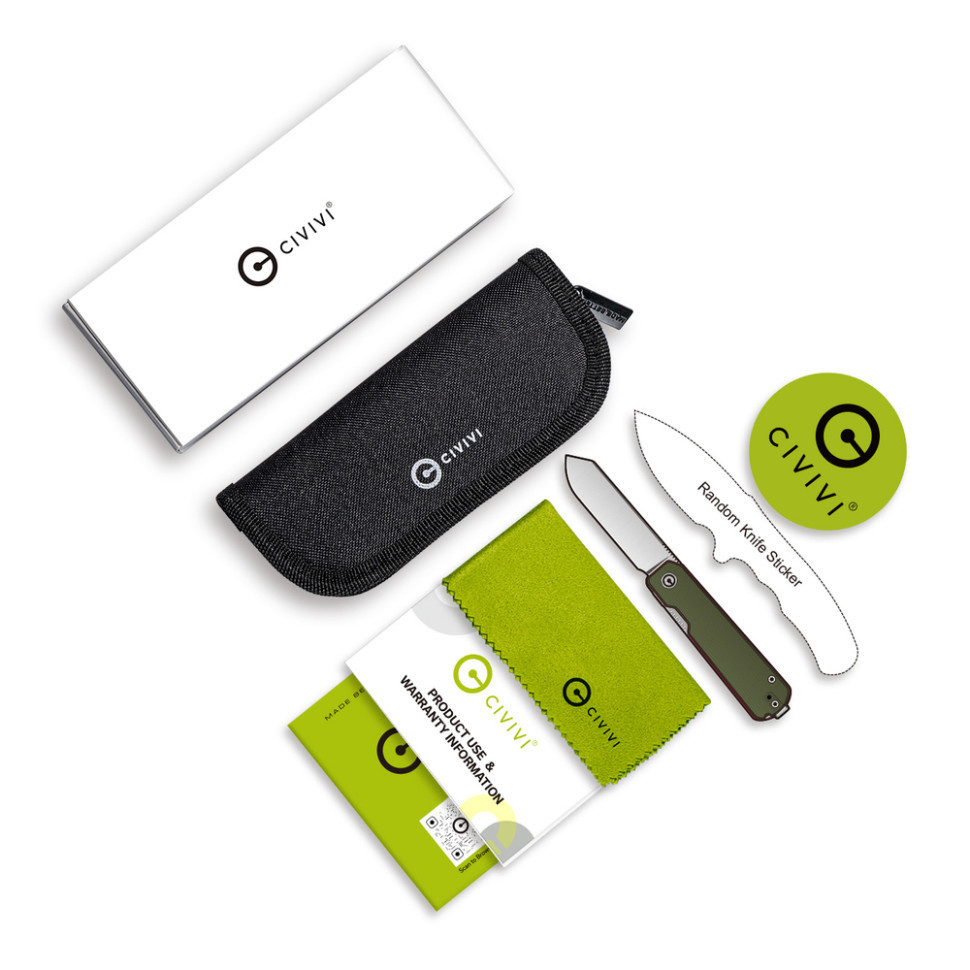 Ніж складаний Civivi Sendy Milled Green/Red C21004B-1 Ровно - изображение 10