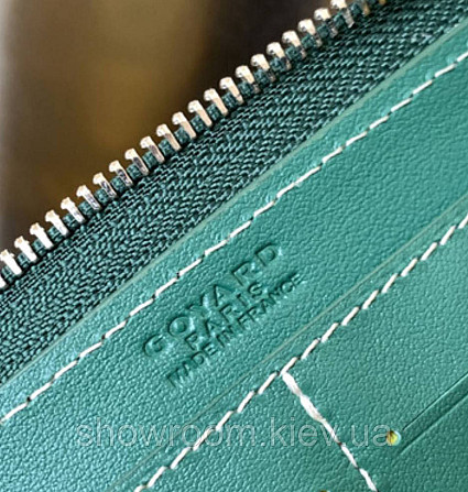 Гаманець на змійці Goyard (094) green Lux Київ - фото 5