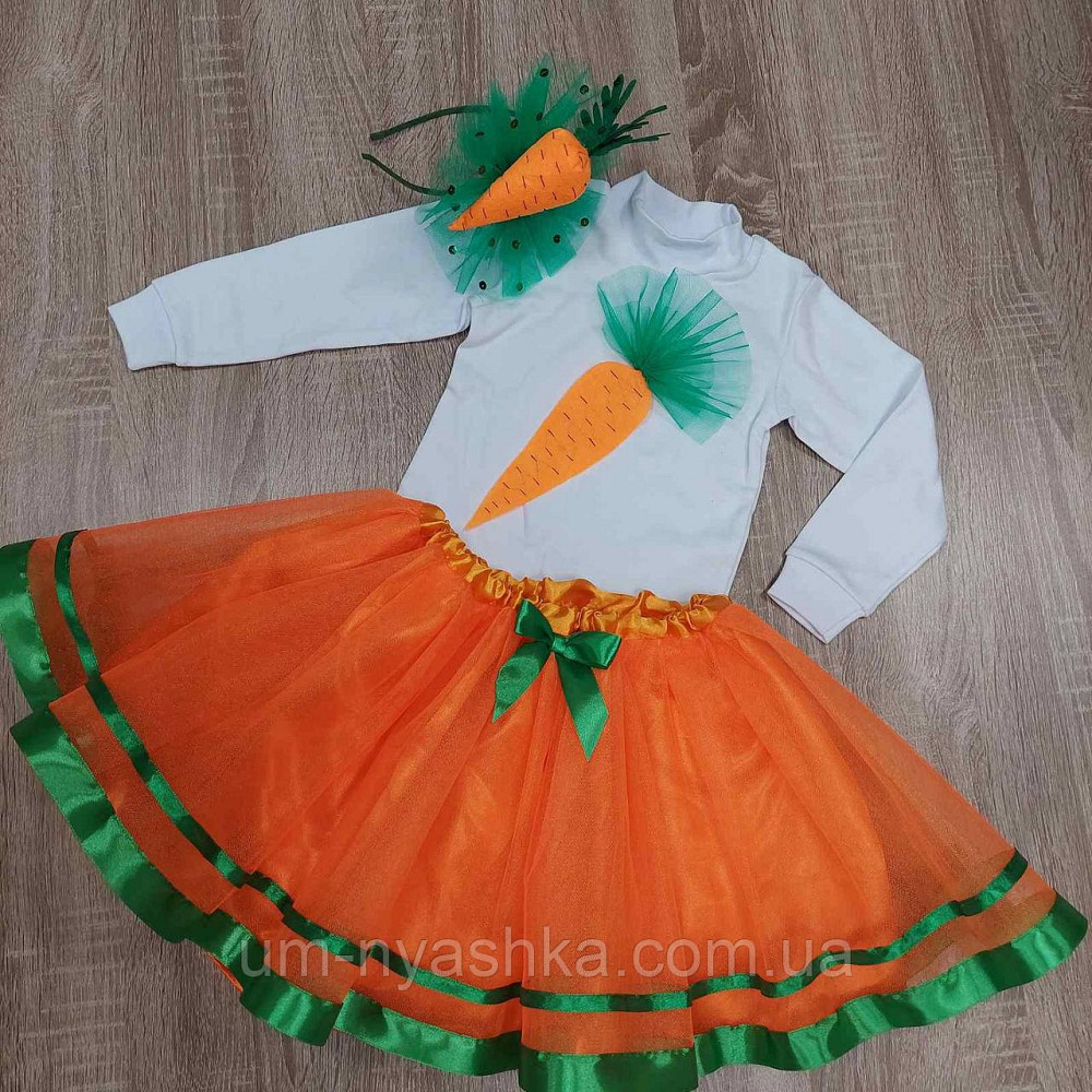 Пишна фатиновая помаранчева спідниця на 2-8 років Помаранчева Кривий Ріг - фото 8