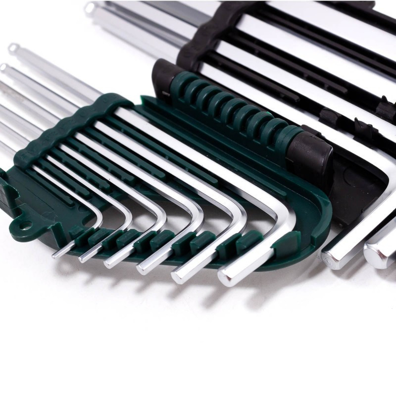 Набір ключів Г-подібних довгих з шаром 6-граних, 10пр. (1.27, 1.5, 2, 2.5, 3-6, 8, 10мм) ROCKFORCE RF-5102LB Одесса - изображение 4