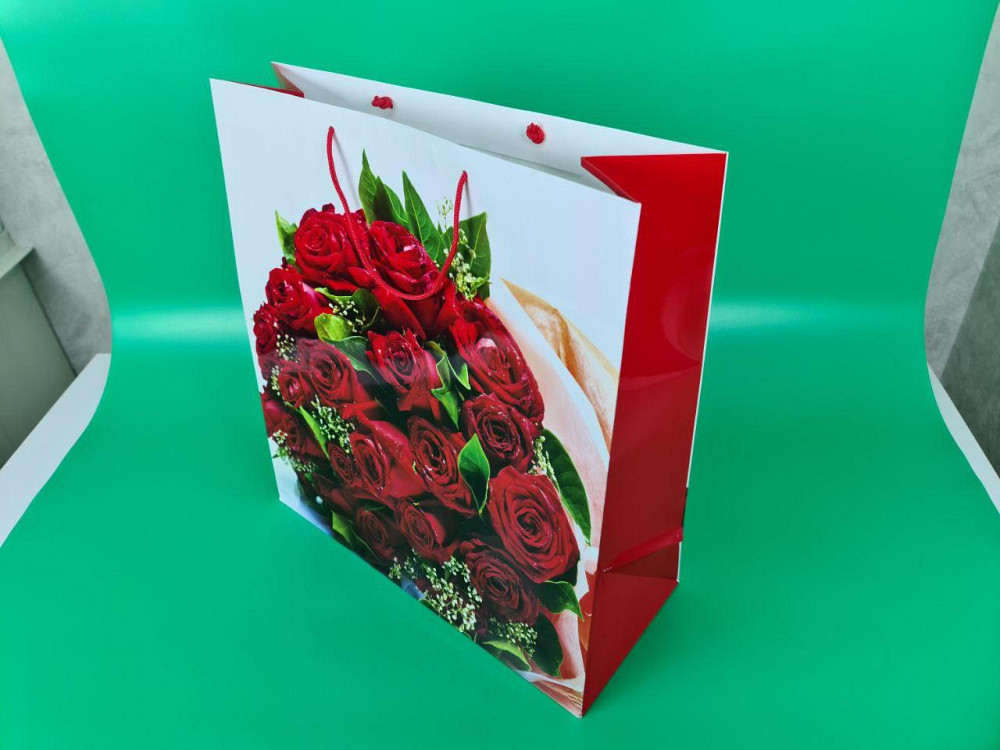 Пакет бумажный Супер 47x52x20(артS-029) (12 шт) Харьков - изображение 1