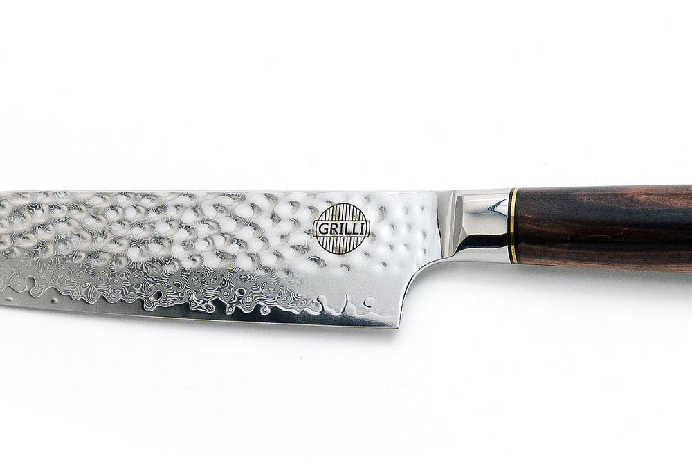 Професійний ніж із дамаської сталі Santoku 18 см GRILLI 88871 Код: 012180 Рівне - фото 5