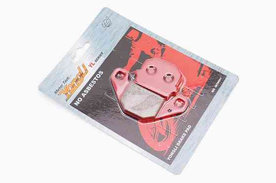 Гальмівні колодки (дискові) Suzuki AD50; KAWASAKI- AH 80 / KMX 125 / KDX 125 / KX 80 / KXF 250; HYOSUNG SD50; DAELIM-ET 250; CECTEK-500 к-кт червоні Київ