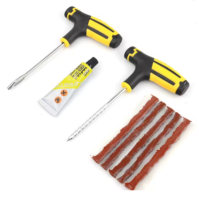 Набір для ремонту проколів шин з клеєм Київ - фото 13