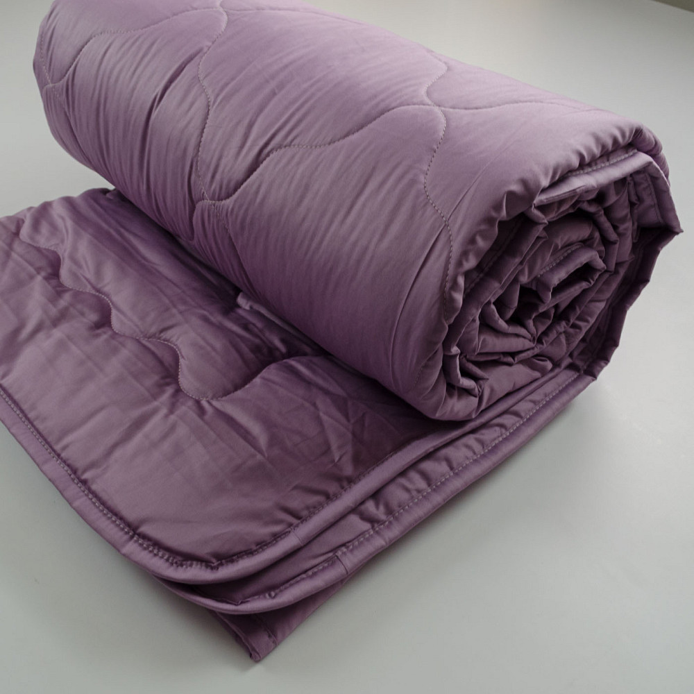 Ковдра конопляна літня Сатин Пильна троянда YouStar дитяча 110х140 см (Фіолетовий) Суми - фото 5