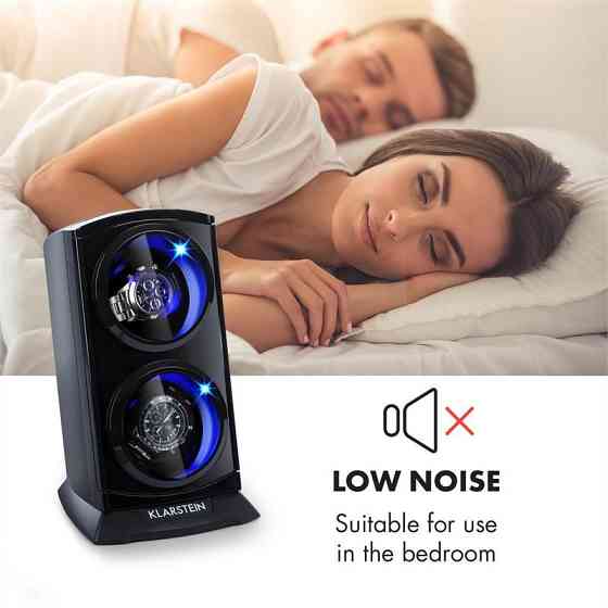 St. Gallen Premium Watch Winder 2 Годинники 4 швидкості Чорний (Німеччина, читати опис) Рівне