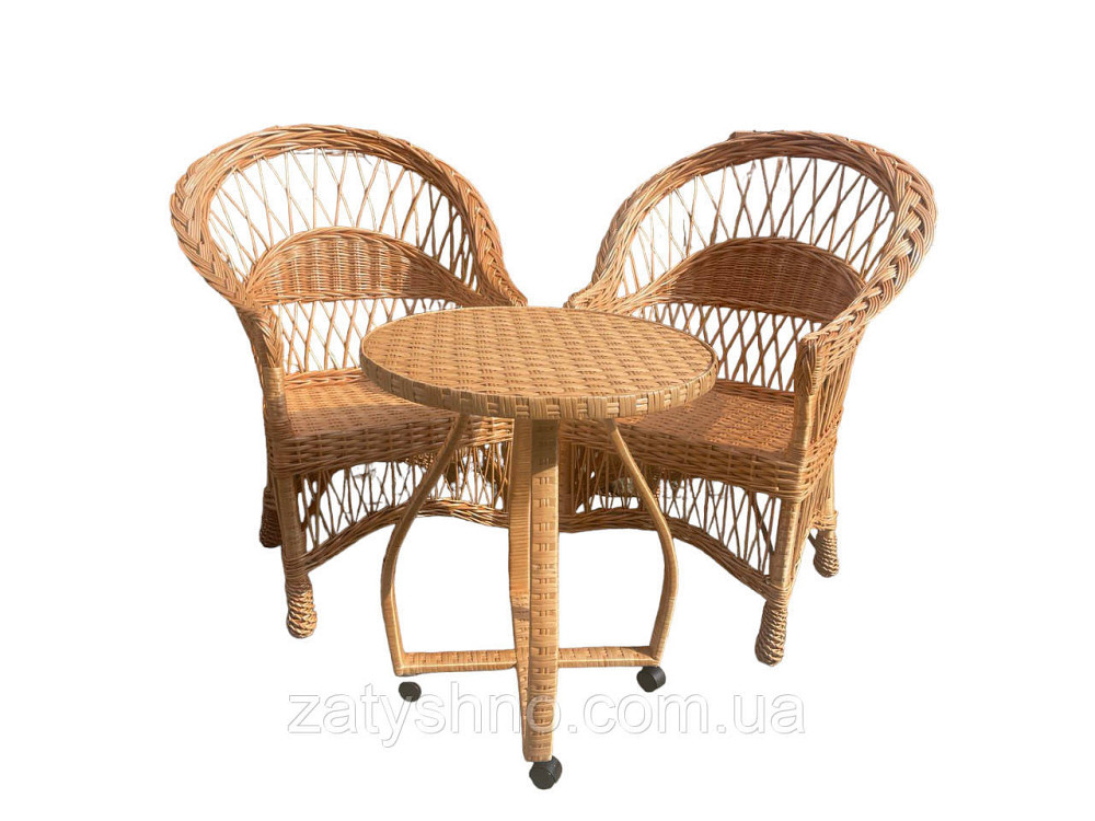 Мебель плетеная на 2 с журнальным столом Киев - изображение 4