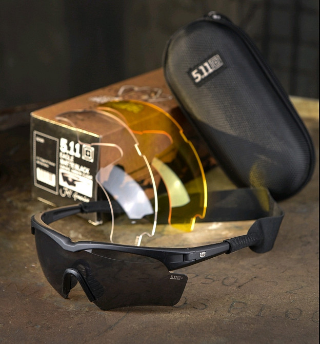 Очки тактические 3 сменных стекла мужские Одесса - изображение 8