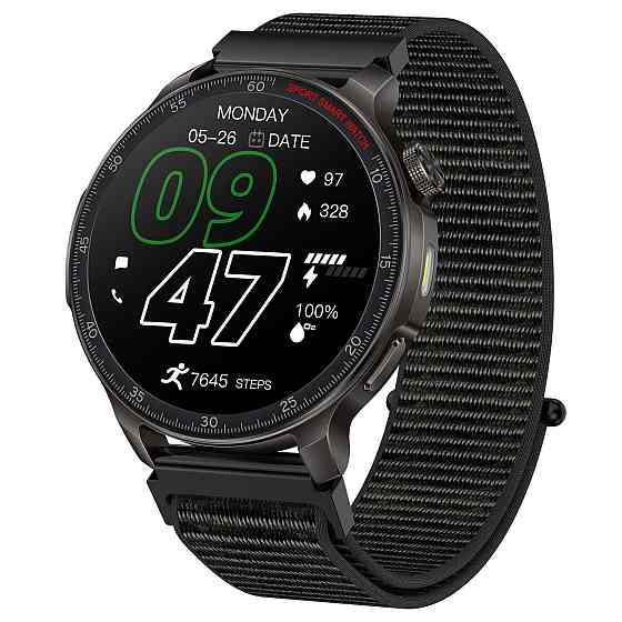 Розумний смарт-годинник Smart Colorado Nylon Black (2 ремінці) Київ