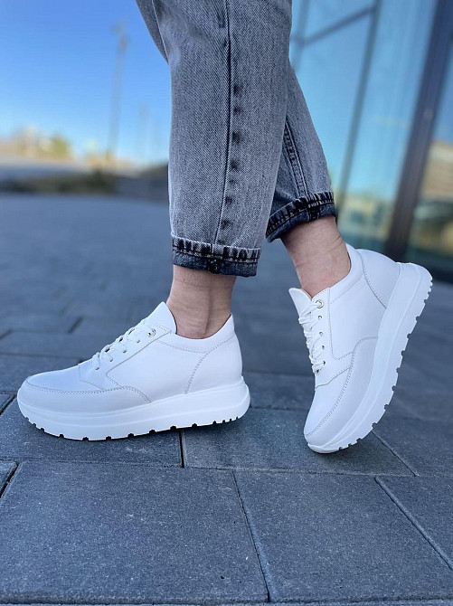 Masis Кросівки жіночі MASIS 9077 білі (весна-осінь, шкіра натуральна) (4996) Коломыя - изображение 5