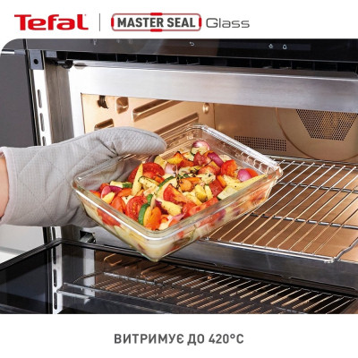 Харчовий контейнер Tefal Master Seal, Набір 3шт, жаростійке скло, прозорий (N1050910) Вінниця - фото 6