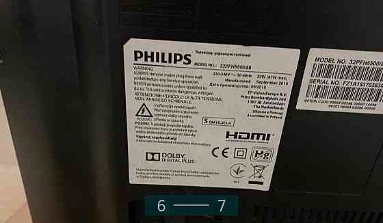 Android Smart TV телевізор PHILIPS 32PFH5500 FULL HD 1920*1080 Київ