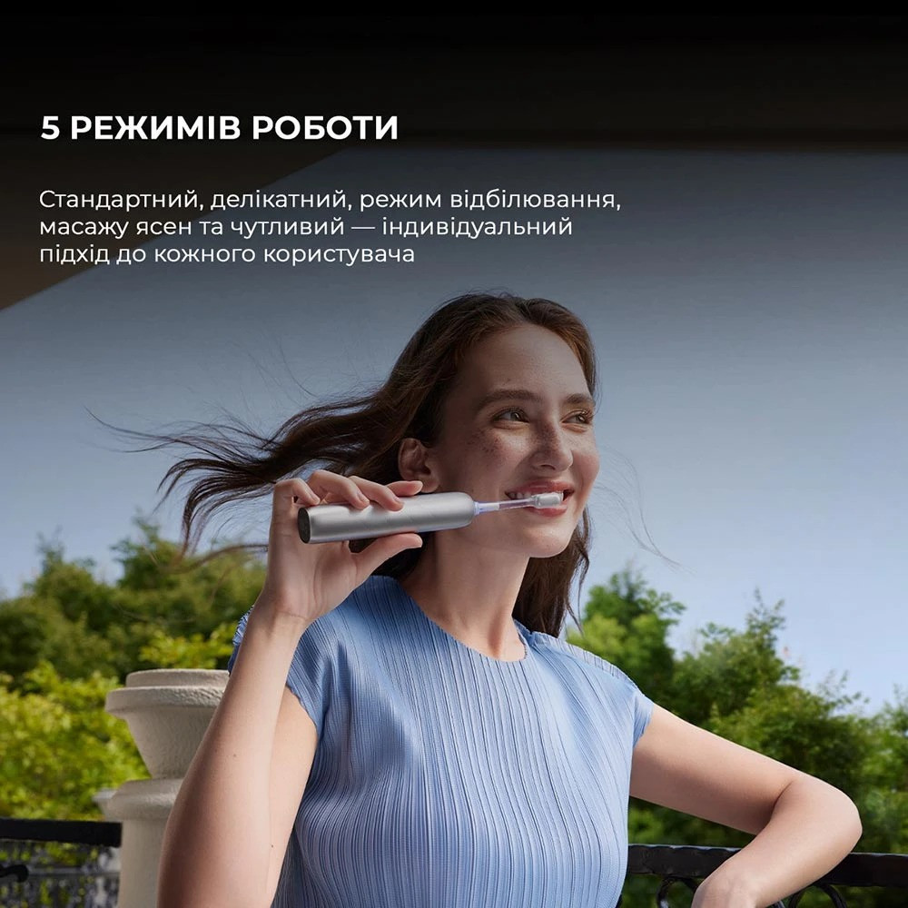 Зубна електрощітка Mova Fresh Pro Sliver (ATB15A-SIL) ( Silver ) Харків - фото 12