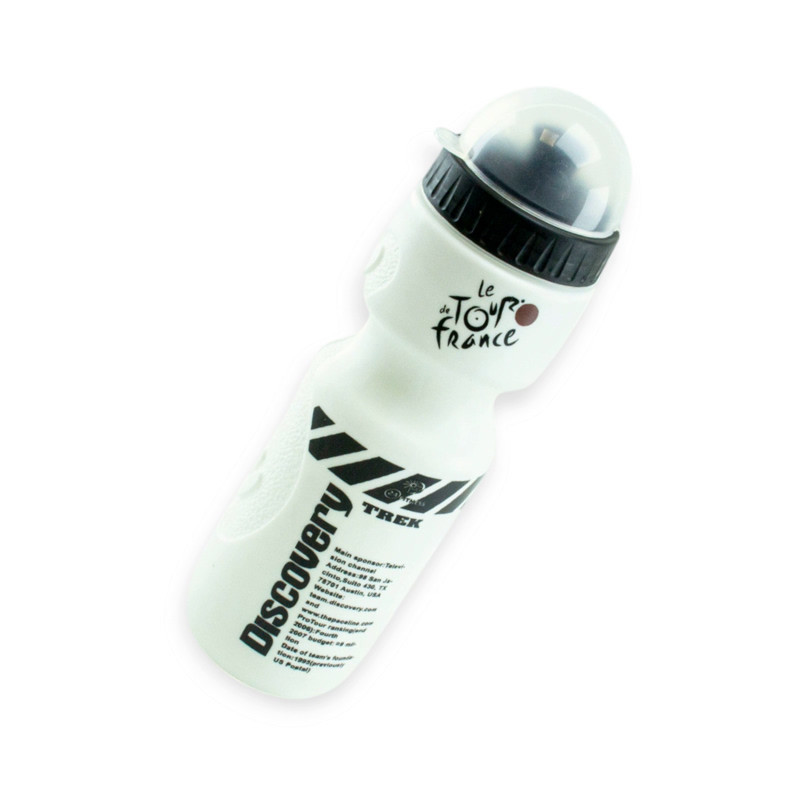 Велобутылка (600 мл) DISCOVERY белая (, держатель) пластмасовая Мукачево - изображение 1
