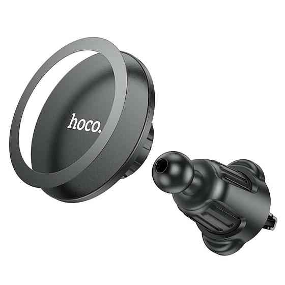 Тримач для мобільного HOCO H12 Fine jade ring magnetic car holder(air outlet) Black Киев
