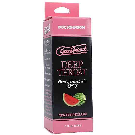 Спрей для минета Doc Johnson GoodHead DeepThroat Spray – Watermelon 59 мл для глубокого минета Sex Aura Киев