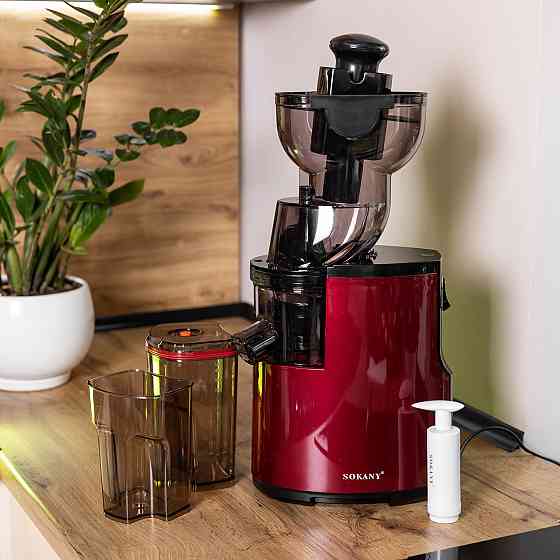 Соковижималка для томатів Sokany JE-25, 300 Вт, червона Київ