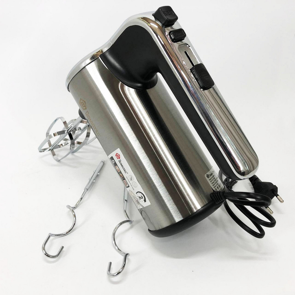 Ручний міксер з різними режимами швидкості, Міксер кухонний професійний для замішування сумішей QF-16 Львів - фото 15