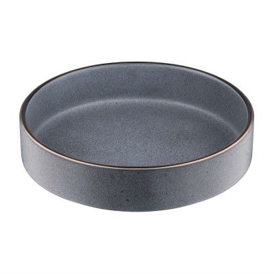 Тарелка Ardesto Fasano, 850мл, 20см, кераміка, сірий темний (AR0320FDG) Винница - изображение 1