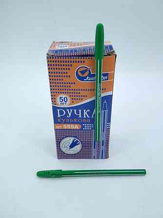 Ручка шариковая JosefOfften 555A зеленая (50 шт) Харьков