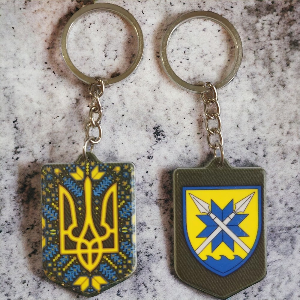 Брелок гумовий 56 окрема мотопіхотна бригада Київ - фото 2