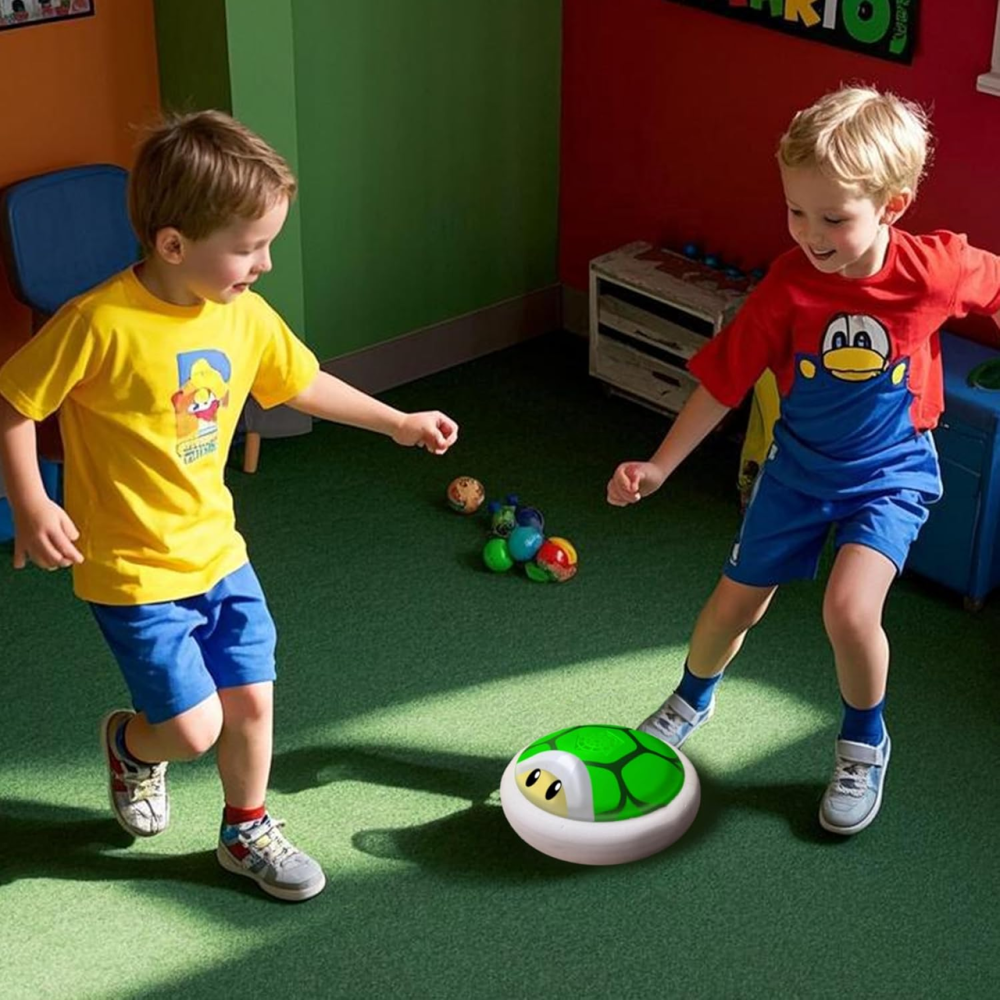 Детский аэрофутбол HoverBall с LED-подсветкой и мягким пенопластовым краем, футбольный мяч для дома Киев - изображение 6