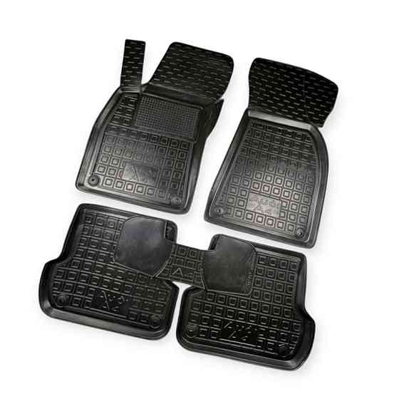 Коврики салона автомобиль Ауди  А4 В6, В7 (2000-2008) борт 2,5 см, с перемычкой Мукачево