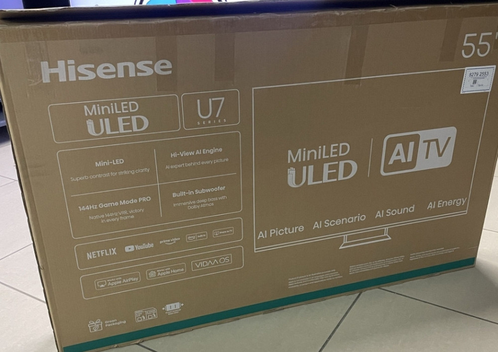 Hisense 55U7Q. 144hz/ Новий. Киев - изображение 2