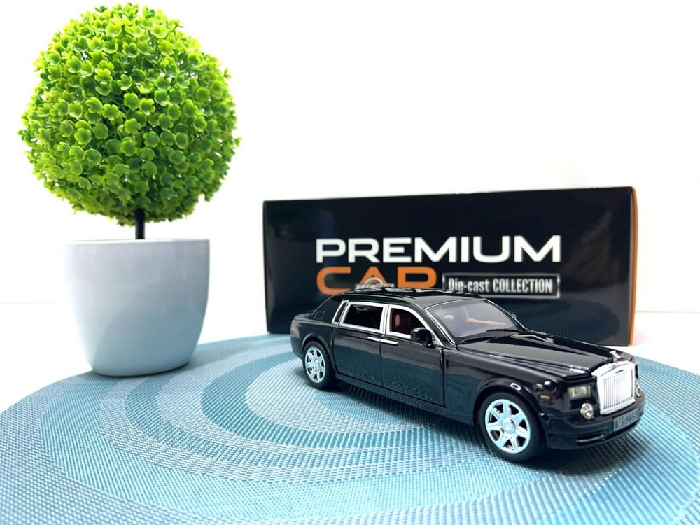 Машина металева Автосвіт Rols-Royce інерційна відчиняються двері капот 1:24 Чорна (AP-1701) Чернигов - изображение 1