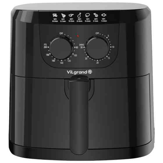 Фритюрниця без масла електрична мультифункціональна ViLgrand Домашня фритюрниця електрична XT-40 Львів