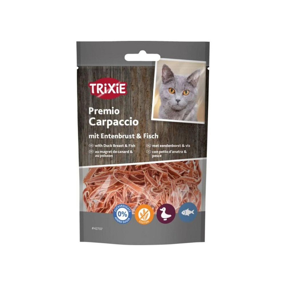 Ласощі для кішок Trixie TX-42707 PREMIO Carpaccio з качкою і рибою 20 г Вінниця - фото 3