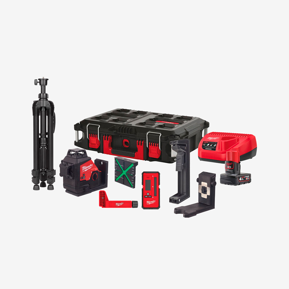 Нивелир лазерный 3D аккумуляторный MILWAUKEE, M12 3PLKIT-401P Одесса - изображение 1