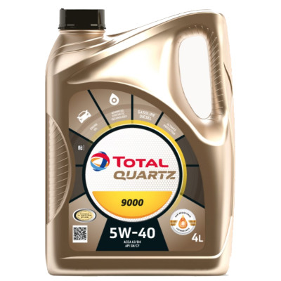 Моторна олива Total QUARTZ 9000 5W-40 4л (TL 216565) Вінниця - фото 1