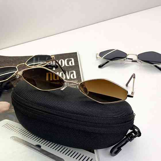 Женские модные солнцезащитные очки Elegance (002) brown Киев