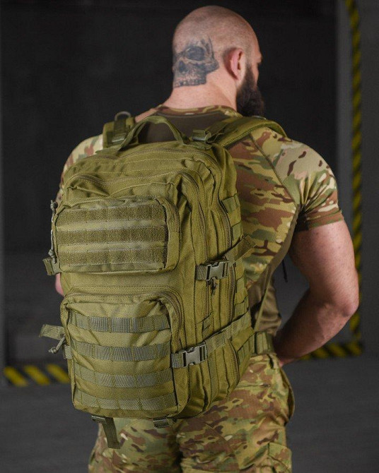 Тактический штурмовой рюкзак thirst oliva ПР2725 Одесса - изображение 1