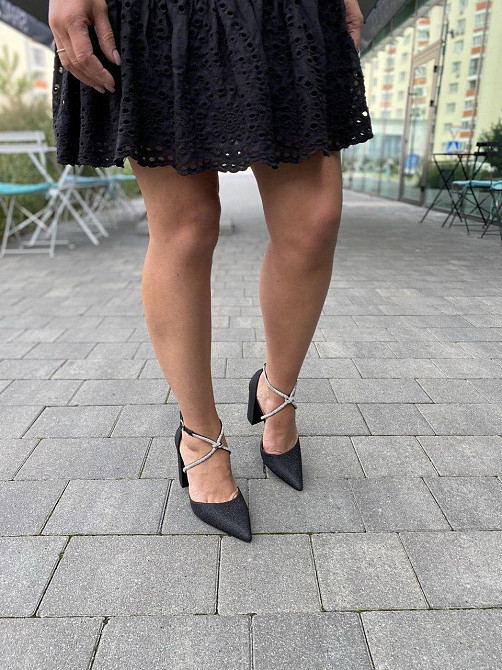 YES MILE Босоніжки жіночі YES MILE LEI-87 чорні (літо, еко-шкіра з напиленням) (5884) Коломия - фото 7