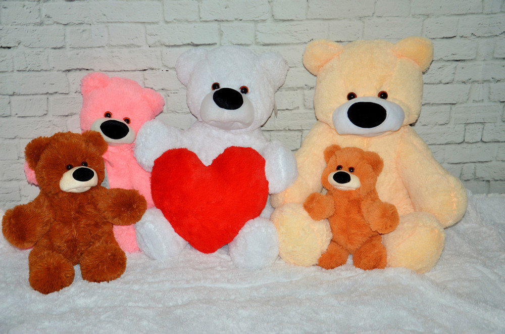 Плюшевая игрушка Медведь Алина Бублик 95 см медовый Киев - изображение 2