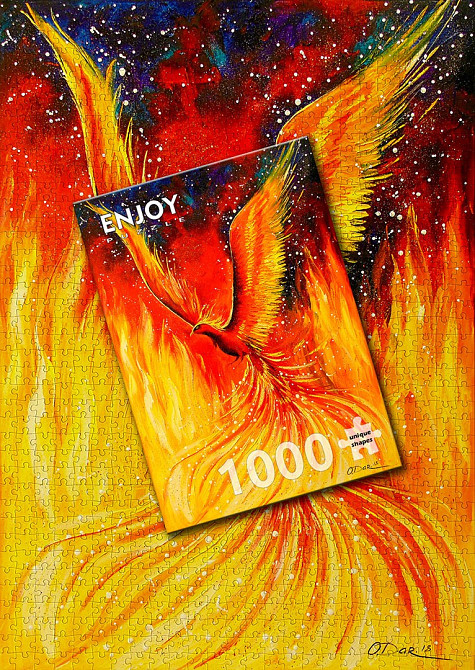 Пазл Птах Фенікс - Phoenix Bird (Enjoy-1820) Киев - изображение 6