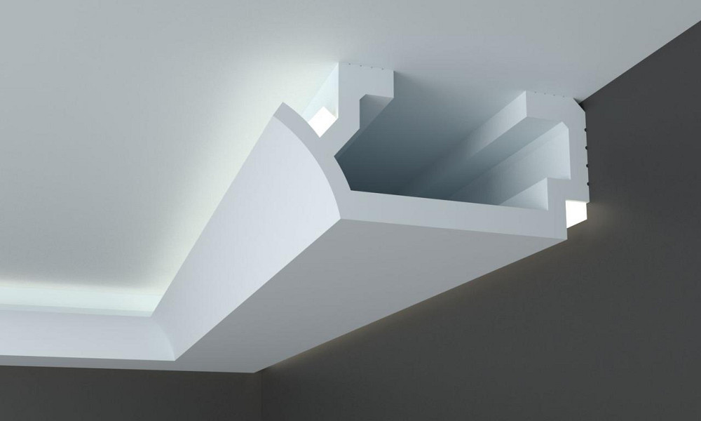 Карниз для LED освітлення серія D Tesori KD 410 Дніпро - фото 1