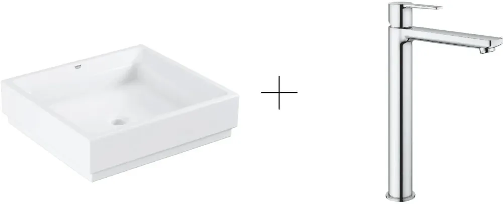Раковина  Grohe Cube Ceramic + Bateria Lineare (3948100H+23405001) Киев - изображение 1