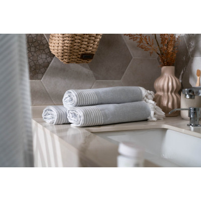 Полотенце Ardesto SPA 90х180см 100% хлопок, серый (ART2690GR) Винница - изображение 6