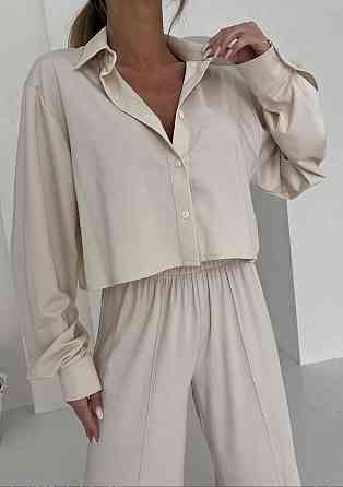 Жіночий стильний костюм дабл Армані Шампань, 42/44 Одеса