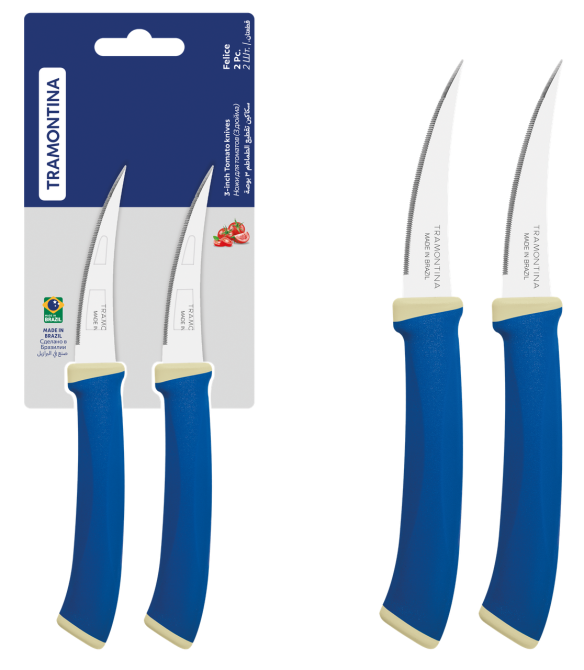 Набор ножей TRAMONTINA FELICE blue, 2 предмета (6852756) Киев - изображение 2