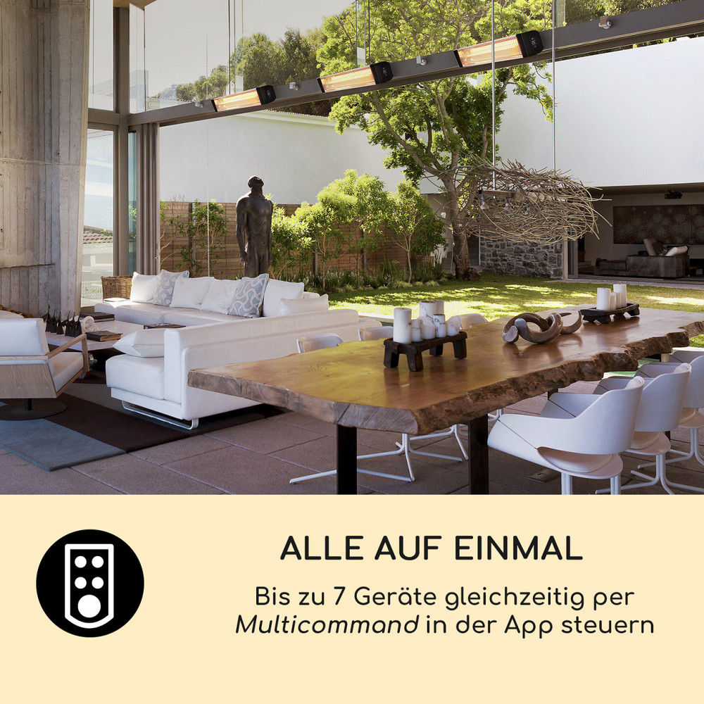 Інфрачервоний нагрівач Smartwave Carbon Tube 2400 W Wi-Fi App Control White (Німеччина, читати опис) Рівне - фото 6